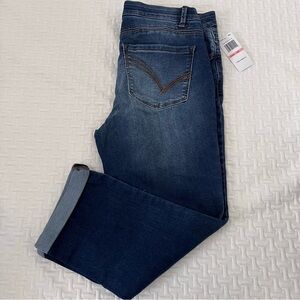 Democracy Modern “Ab” Solution High Rise Ankle Blue Jeans